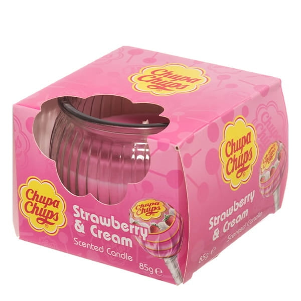 Chupa Chups Geurkaars 85g -  Strawberry & Cream