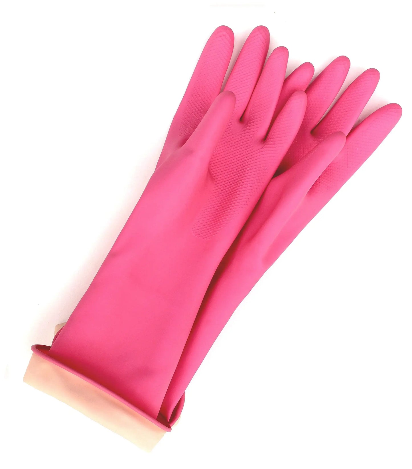 Guantes de limpieza reutilizables rosas (grandes)