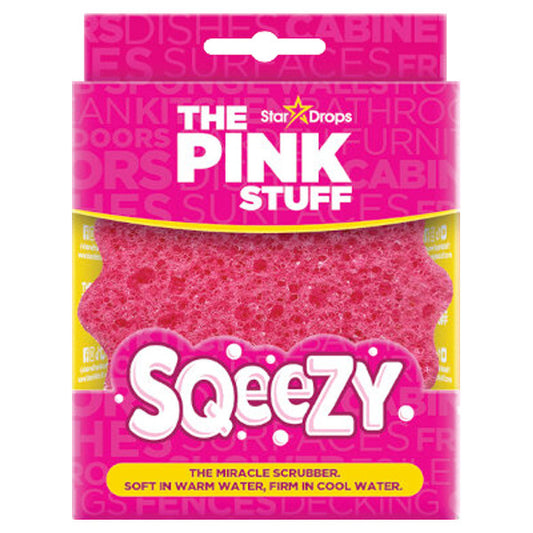 The Pink Stuff Sqeezy - Éponge exfoliante double face rose