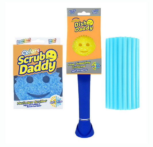 Scrub Daddy Sad Daddy and Mommy Scratch-Free Multipurpose Dish