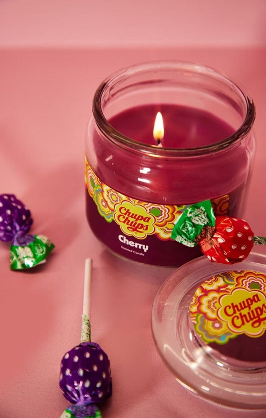 Bougie Parfumée Chupa Chups 510g - Cerise