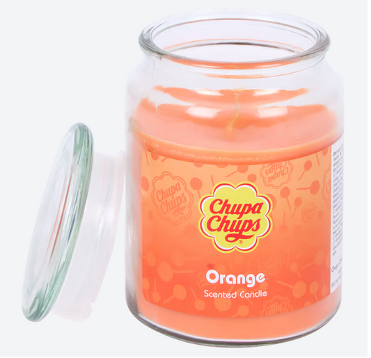 Candela profumata Chupa Chups 510 g - Arancione