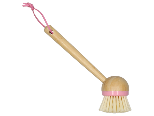 Brosse à vaisselle rose