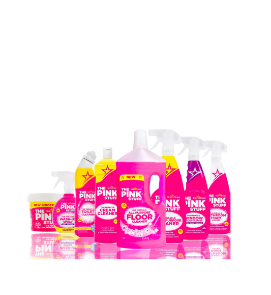 The Pink Stuff - Ultimate Bundle (1 Cleaning Paste, 1 Multi-Purpose Spray, 1 Cream Cleaner, 1 Bathroom) by xpwholesale